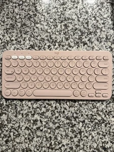 Logitech K380 (920-009728) Wireless Bluetooth Keyboard- Rose - Picture 1 of 3