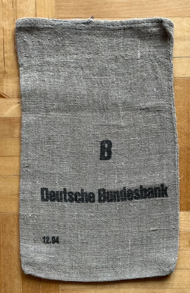 Geldsack Deutsche Bundesbank Original Größe B - Bild 1 von 1