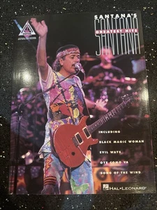 Santana Greatest Hits Guitar Songbook Hal Leonard TAB Black Magic Woman LN - Picture 1 of 13