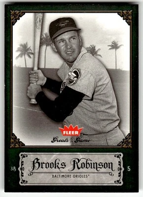 2006 Fleer Greats of the Game #16 Brooks Robinson Baltimore Orioles Baseball - Image 1 of 2