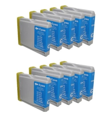 10 Druckerpatronen cyan kompatibel für Brother LC1000 DCP357C - Bild 1 von 2