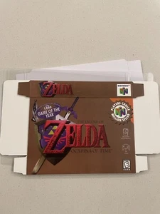 LEGEND OF ZELDA OCARINA OF TIME - NINTENDO 64 N64 - BOX ONLY + PROTECTOR - Picture 1 of 1