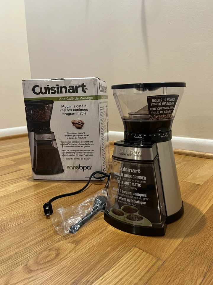 Cuisinart DBM-8 Supreme Grind Burr Coffee Grinder w/ 18-Position Selector ()