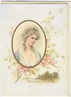 Halcyon Cards, Victorian Portrait Greeting Card with Envelope
