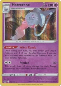 Pokemon Chilling Reign Hatterene Holo Rare 073/198 - Picture 1 of 1