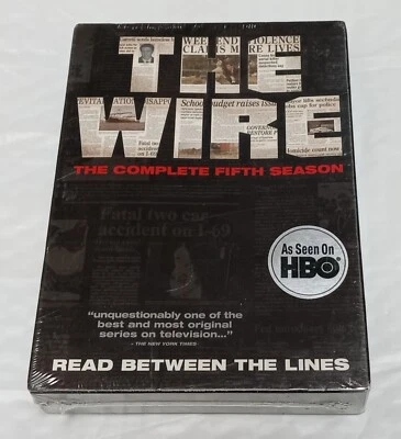 The Wire The Complete Fifth Season (DVD) NEW SEALED 5th Five 5 - Image 1 of 2
