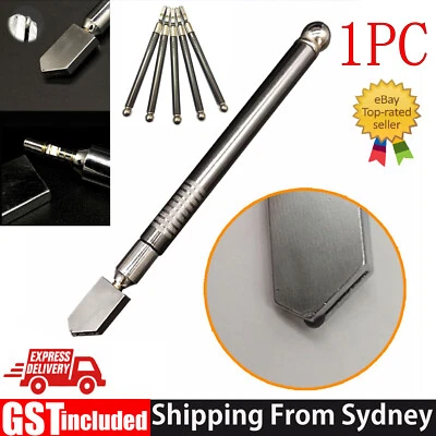 Pro Diamond Tip Glass Cutter Oil Lubricated Cutters Cutting Craft Black Tools AU - image 1 of 4