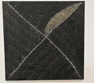 Kathleen Petyarre, Australia, Rare Authentic Aboriginal Art Painting 45 x 45 cm - Picture 1 of 4