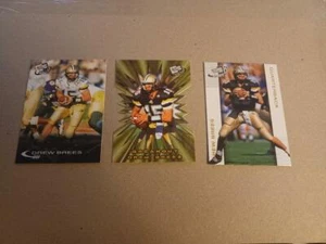 Lot of 3 Drew Brees Rookie cards 2001 Press Pass # 2 SE #2 & Breakout Die Cut #1 - Picture 1 of 2