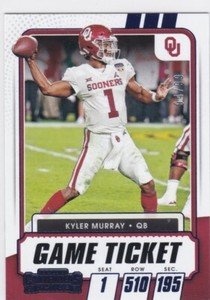 2021 Contenders Draft Picks Blue Parallel #15 Kyler Murray /99 Free Shipping!