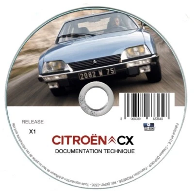 Citroen CX  I & II (1974-1991)  manuale officina repair manual - Immagine 1 di 4