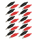20 Pcs Insulated Alligator Clips Test Crocodile Testing Clamps Red Black