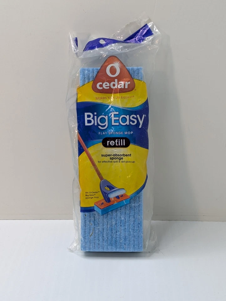 O-Cedar Big Easy Flat Sponge Mop Refill
