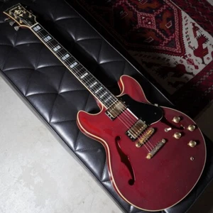 YAMAHA 1981 SA-2000S Burgundy Red Semi Hollow Body Electric Guitar MIJ - Picture 1 of 11