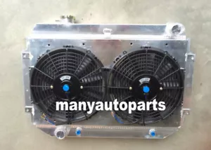 Alloy Radiator&Shroud&Fan HOLDEN HQ HJ HZ HX LH LX Kingswood Torana V8 253 308 - Picture 1 of 12