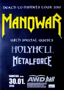 MANOWAR - 2010 - Live In Concert - Death to Infields Tour - Poster - Hannover - Bild 1 von 1