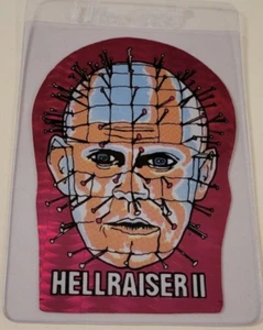 HELLRAISER 2 Cabeza de alfiler Años 80 PRISMÁTICO MÁQUINA EXPENDEDORA TARJETA ADHESIVA Troquelada - Imagen 1 de 3
