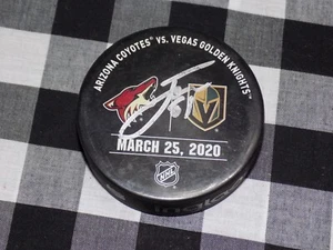Jonathan Marchessault signiert Aufwärmspiel Puck Vegas Golden Knights - Bild 1 von 1