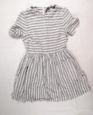 ASOS Women’s Size 6 Linen Blend Dolman Short Sleeve Zip Up Midi Dress - Image 1 of 4