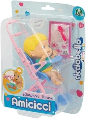 Cicciobello Amicicci c/passeggino, Giochi Preziosi 3+ - Immagine 1 di 2