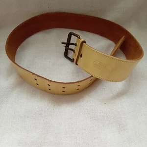 French Connection Ladies Wide Leather Belt Size M 36” - Picture 1 of 6