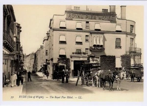 (am58) Ryde The Royal Pier Hotel - Copia de una postal de la Isla de Wight LL Levy - Imagen 1 de 1