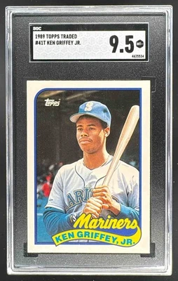 4625534 Ken Griffey, Jr 1989 Topps Traded No41T дебютант RC SGC 9.5 - Изображение 1 из 3