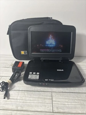 RCA 9" Portable DVD Player DRC98090 LCD Screen W/Charger & Case Tested & Working - Image 1 of 4
