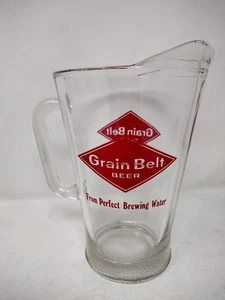 Vintage (1960er) KORNGÜRTEL BIER "von perfektem Brauwasser" 9" Glaskrug - Bild 1 von 5