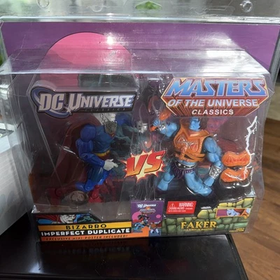 DC & Masters of the Universe Classics Bizarro Vs Faker Figures Mattel SUPER RARE - Image 1 of 4