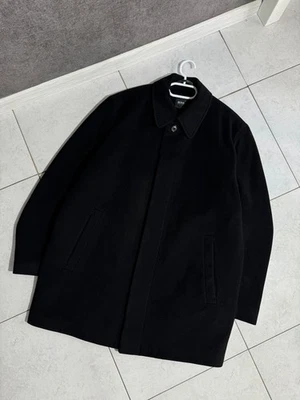 Men’s Jacket Hugo Boss Coat Wool & Cashmere Overcoat Size 52 - Image 1 of 4
