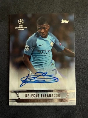2016-17 Topps UCL Showcase - CL Autographs Kelechi Iheanacho #CLA-KI  - Image 1 of 2