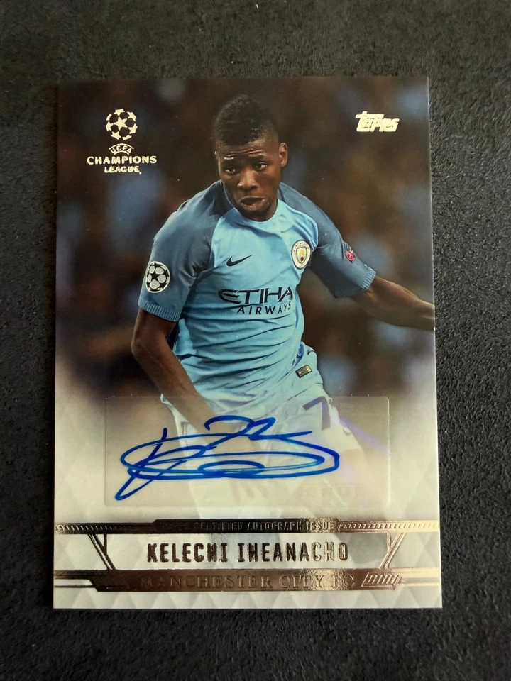 2016-17 Topps UCL Showcase - CL Autographs Kelechi Iheanacho #CLA-KI  - Image 1 of 2