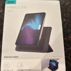 ESR Hybrid Case Rebound 260 For iPad pro 13 Inch Case M4(2024) - Black - Picture 1 of 3