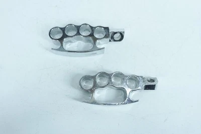 1991 Harley Sportster Lower Passenger LH Left & Right RH Foot Pegs Knuckle - Image 1 of 4