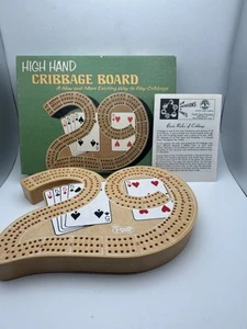 Vintage 1976 High Hand 29 CRIBBAGE BOARD by Pacific Game Co No.750 with Cards - Picture 1 of 5