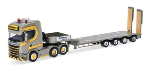 HERPA, SCANIA CS20 HD 6x4 avec porte-engin 4 essieux DORNBIERER, échelle 1/87... - Picture 1 of 5