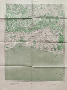 circa 1910 CARTE ÉTAT-MAJOR GRÈCE XANTI XANTHI - Picture 1 of 4
