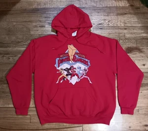 vintage Mighty Morphin Power Rangers Hoodie Sweatshirt Transformers TMNT - Picture 1 of 7