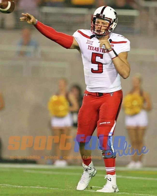 Плакат с фотографией Texas Tech Patrick Mahomes 8x10 футбол колледж - Изображение 1 из 1
