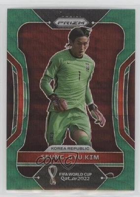 2022 Panini Prizm World Cup Qatar Green Wave Prizm Seung-gyu Kim #139 - Image 1 of 2