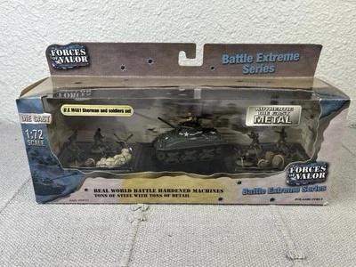 1:72 Die Cast Forces of Valor U.S. M4A1 Sherman and Soldiers Set No. 95324 - Image 1 of 4