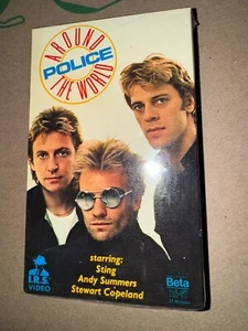 POLICE - AROUND THE WORLD. 1983. Beta Hi-Fi Tape. 1980 and 81 Concerts BRAND NEW - Picture 1 of 3