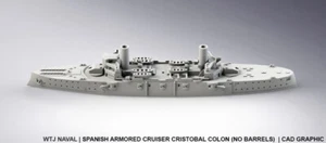 1:1250 Cristobal Colon (without main guns) - Picture 1 of 1