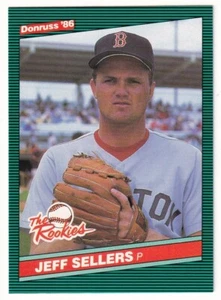 1986 Donruss Rookies #29 Jeff Sellers Boston Red Sox - Picture 1 of 2