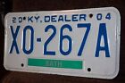 2004  Kentucky  License Plate  ***  Dealer  *** Bath County