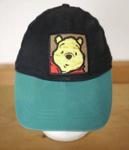 Genuine Disney Winnie The Pooh Black 100% Cotton Youth Kids One Size Ball Hat - Picture 1 of 7