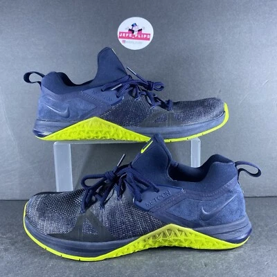 Nike Metcon Flyknit 3 Azul Atlético Crossfit Zapatos Tenis Para Hombre - Talla 13 Foto 1 de 4