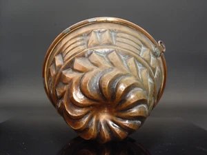 Kupfer-Backform,Puddingform gehämmert 15x9cm - Bild 1 von 5