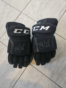 Shawn Horcoff 2015-16 signed game used gloves - Picture 1 of 4